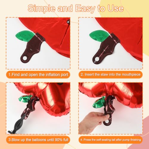 Back to School Decorations Balloons Set - 9 PCS School Theme Foil Balloons - Back to School-A