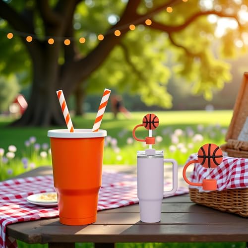 Cute Silicone Straw Covers for Stanley Cups - 10mm Dust Proof Caps