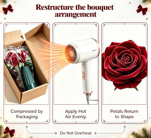 Artificial Christmas Cemetery Flowers Poinsettia & Pinecone Grave Decoration
