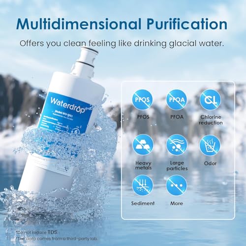 Waterdrop 3US-AF01 Undersink Water Filter, Replacement for Filtrete¢ç 3US-AF01, 3US-AS01, Aqua-Pure AP Easy C-CS-FF, WHCF-SRC, WHCF-SUFC, WHCF-SUF, NSF/ANSI 42 Certified, Pack of 1