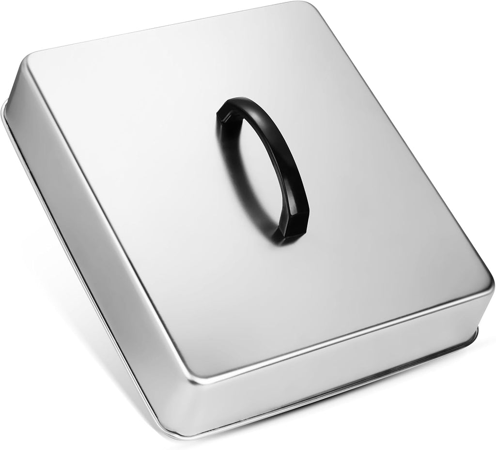 Blackstone Griddle Accessories - Heavy Duty Rectangular Basting Cover & Stainless Steel Cheese Melting Dome | Ideal for Flat Top Grill Cooking