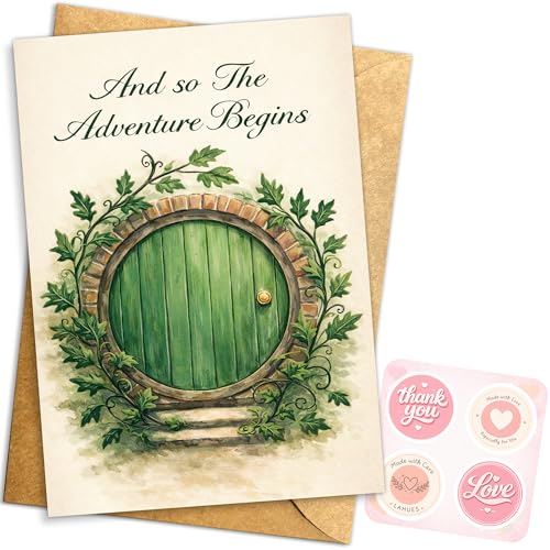 Wedding Congratulations Card - And So The Adventure Begins