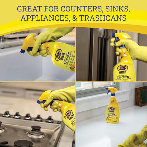 Zep Home Pro Multi-Purpose Kitchen Cleaner & Deodorizer 32 Fl Oz Pack of 12