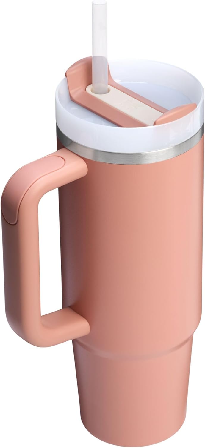 STANLEY Quencher H2.0 Tumbler - 30 oz Insulated Stainless Steel with Handle & Straw | BPA-Free | Sienna Color
