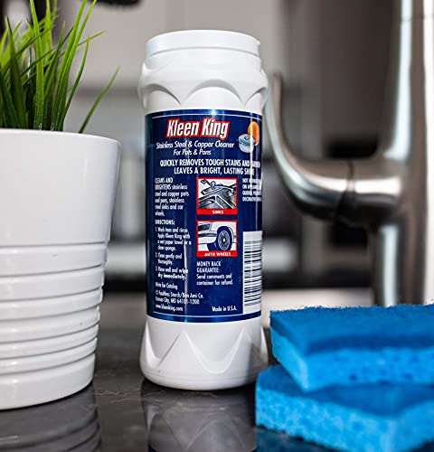 Kleen King Stainless Steel & Copper Cleaner Powder - 14 oz