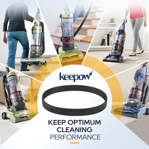 KEEPOW Replacement Vacuum Belts for Hoover Elite Rewind Plus - 4 Pack