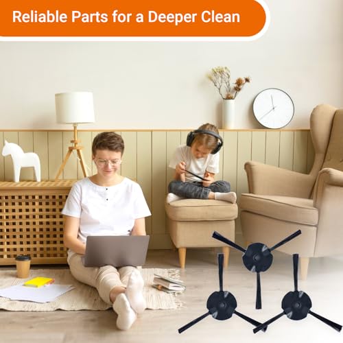 Replacement Side Brushes for Shark RV2300 Robot Vacuum - 6 Pack