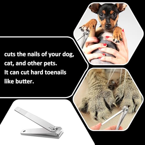 Bruislard Straight Nail Clippers for Thick Nails Stainless Steel