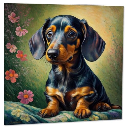 Dachshund Birthday Greeting Card | Premium Eco-Friendly 145mm