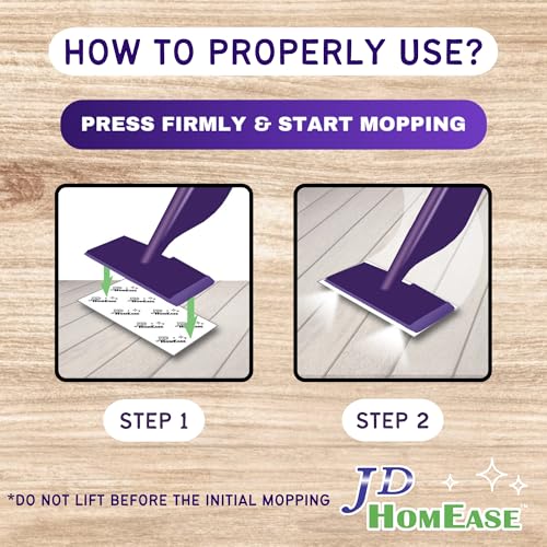 24-Pack Microfiber Replacement Pads for Swiffer WetJet Mop, 11 x 5.5 Inch