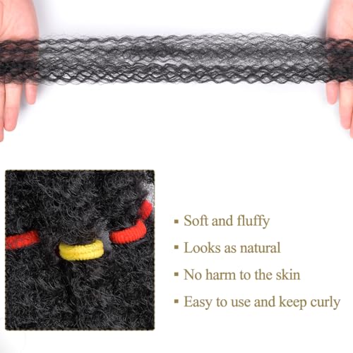 FEILIMEI Marley Twist Braiding Hair #1B Black Synthetic Hair Extensions