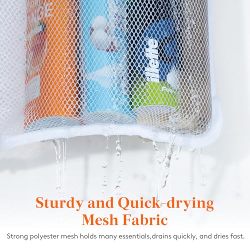 Lifewit 14" x 30" Shower Caddy - 7 Pocket Hanging Organizer for Travel