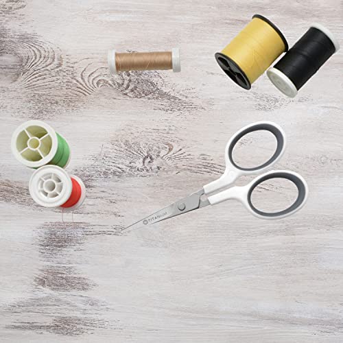 Westcott 4" Titanium-Bonded Embroidery Scissors for Crafting