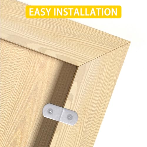 Z-Shape Offset Clips for Picture Framing - 20pcs with Screws