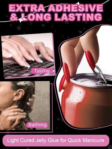 EBANKU 300PCS Nail Adhesive Tabs - Ultra-Thin Double-Sided Sticky Tape