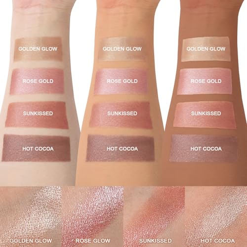 UCANBE Cream Bronzer & Contour Palette Multi-Use Luminous Makeup