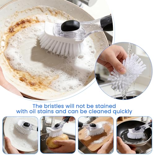 Replacement Brush Heads for OXO Soap Dispensing Dish Brush - 4 Pack