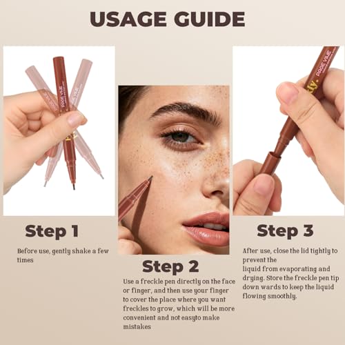 LYBHDAFA Waterproof Faux Freckle Pen - 02 Medium Sun-Kissed Makeup