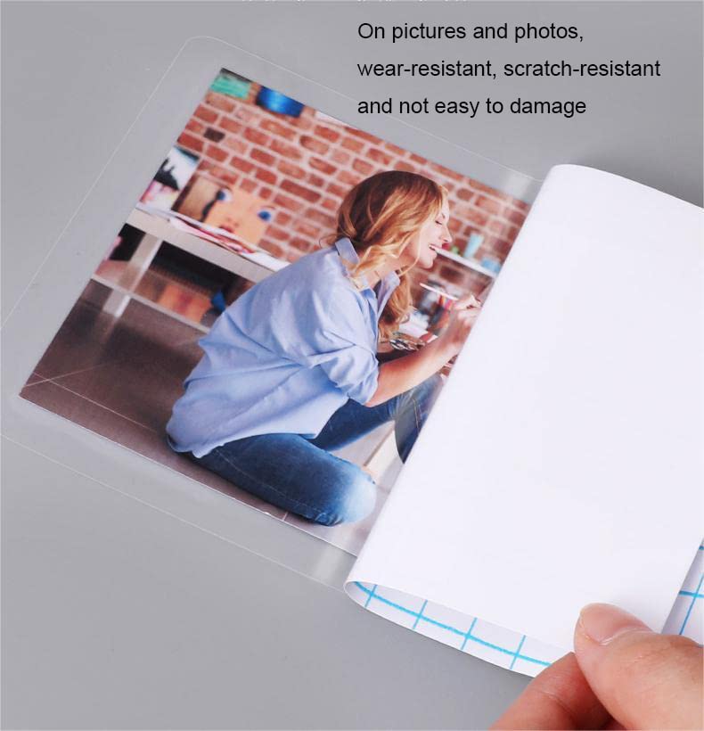 Clear Contact Paper Roll 17.7" x 118" - Self-Adhesive Protective Film