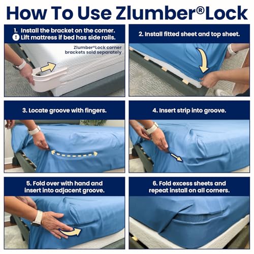 Pack of 2 Replacement Strips for Zlumber Lock Sheet Holders