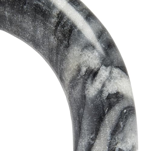 Creative Co-Op Marble Arch Tabletop Shelf, Grey Accent Decor