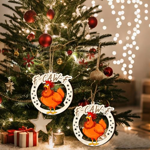 Cheeky Animal Christmas Ornament - Fun Holiday Decor for Pet Lovers