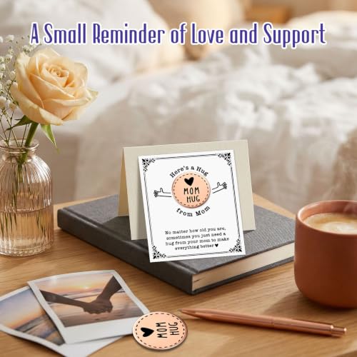 Rose Gold Pocket Hug Keepsake from Mom for Daughter or Son, Personal Gift