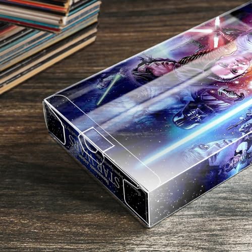 Premium VHS Tape Protectors - 10 Pack Durable Storage Cases