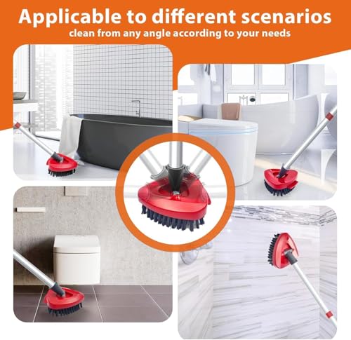 Replacement Mop Base and Scrub Brush for O-Cedar RinseClean 2-Tank System