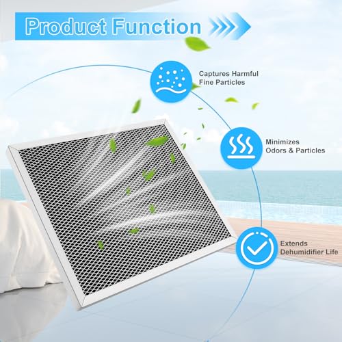 2 Pack MERV 8 Dehumidifier Filters for Aprilaire Models 1830, 1850
