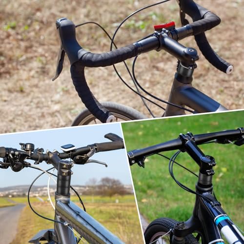 11PCS Bike Carbon Fiber Headset Spacers, Matte Finish, Fits 1-1/8 Inch Stem for MTB, Road Bicycle Handlebar Stems, (15/10/5/3/2/1mm) 6 Sizes