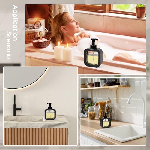 Segbeauty 16.9oz Refillable Foam Soap Dispenser - Leak-Proof & Portable