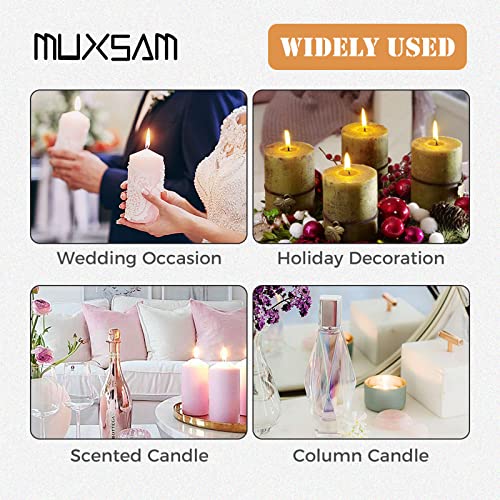MUXSAM Stainless Steel Long Handle Candle Snuffer for Safe Flame Extinguishing