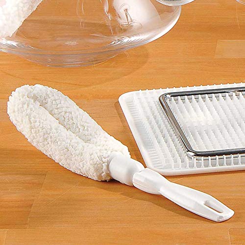 FryOilSaver B61C Wine Glass & Flute Cleaning Brush - 1 Pack, Non-Scratch
