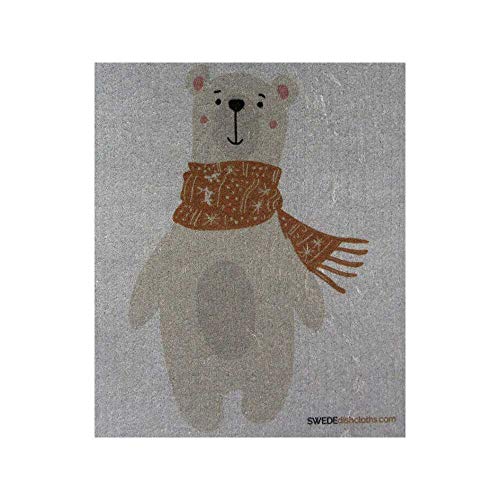 Swedish Dishcloths - Set of 3 Mixed Winter Animal Designs