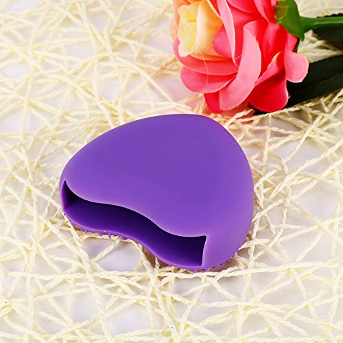 Sonew Portable Silicone Makeup Brush Cleaner Glove and Washing Pad - Purple