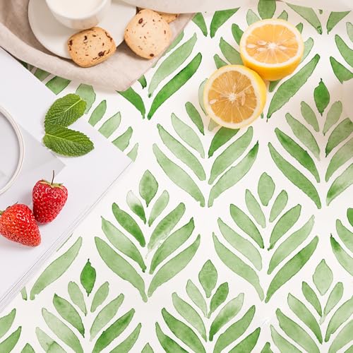 HAOKHOME Green Self-Adhesive Shelf Liner 17.3"W x 78"L