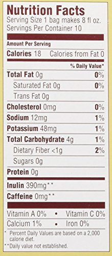 Teeccino French Roast Herbal Tea - 10 Bags, Caffeine Free & Prebiotic