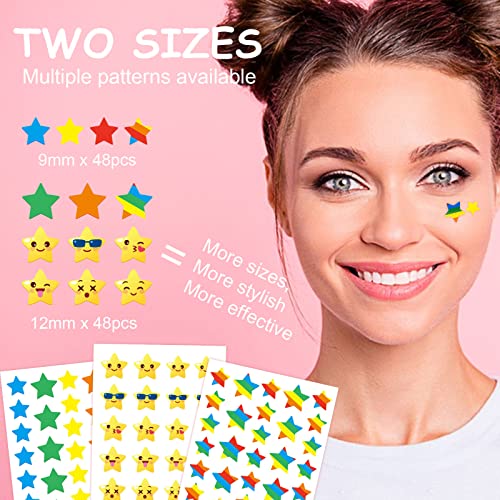 Star Pimple Patches 96 Pcs - Hydrocolloid Acne Spot Treatment Cover