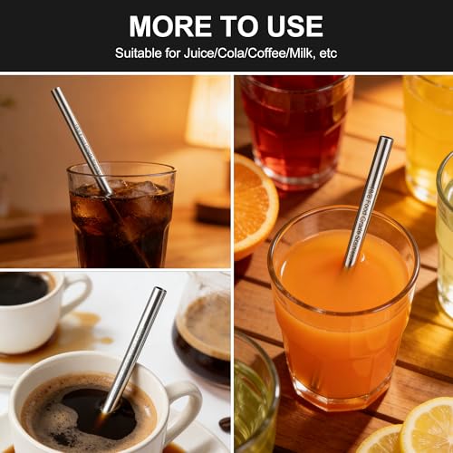 Mucostaw Stainless Steel Replacement Straws for Yeti Kids 12oz