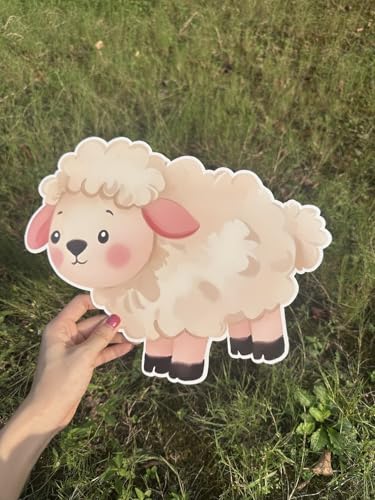 Farm Animal Cutouts with Stands - 12 Inch Party Decorations (6 PCS)