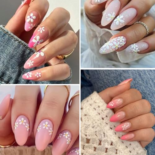 30 Sheets Floral Nail Art Stickers 3D Self-Adhesive Flower Decals