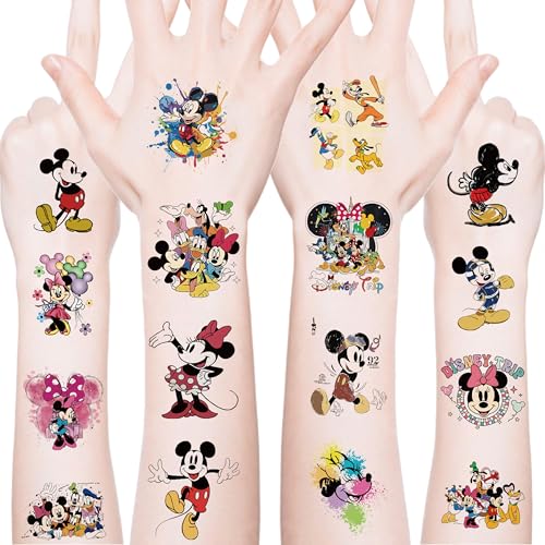 20pcs Mickey Mouse Temporary Tattoos Party Favors Stickers