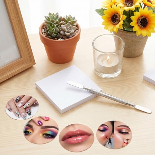 Disposable Nail Polish Mixing Palette Sheets with Stirring Rod