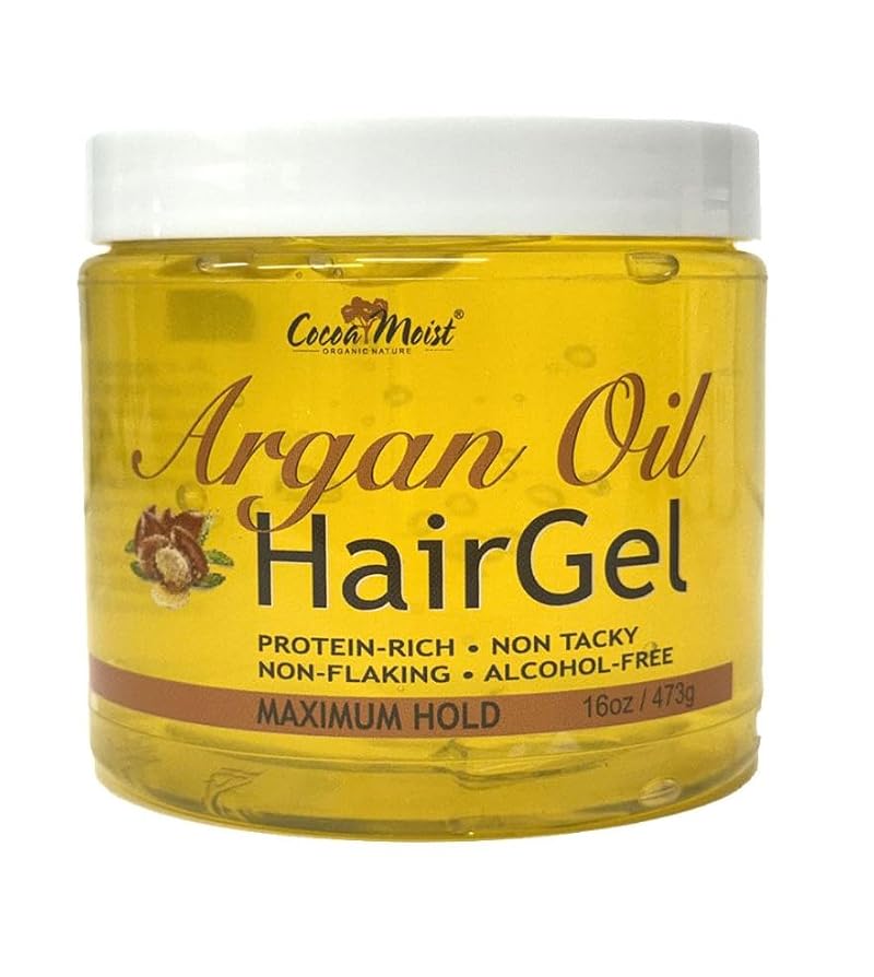 Cocoa Moist Argan Oil Hair Gel Maximum Hold 16 oz