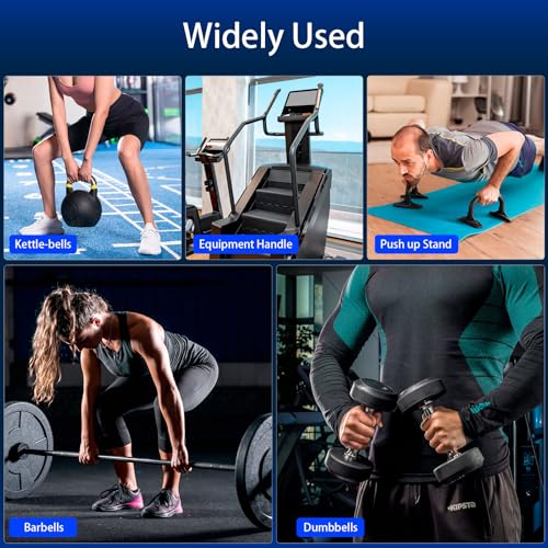 2 Rolls Grip Tape, 1IN X 10FT Grip Tape for Handles, Silicone Rubber Wrap for Pull Up Bars, Sports, Dumbbells, Barbells, Gym Equipment and Tools