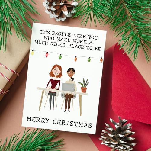 Christmas Greeting Cards for Coworkers - Holiday Office Gift Ideas