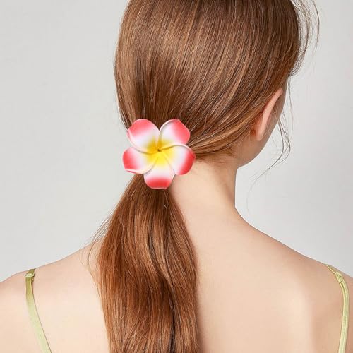 Hawaiian Leis Party Set with Headband, Wristbands and Hair Clips