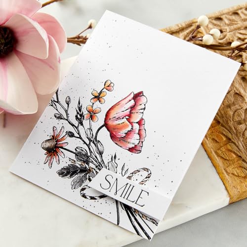 Spellbinders BP-104 A Friend Like You Bouquet Press Plate from The Pressed Posies Collection