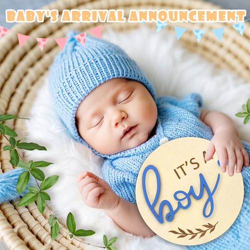 Hello World Newborn Sign for Boy - Gender Reveal Announcement
